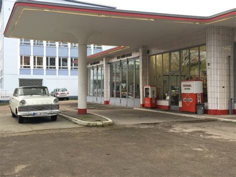 Oldtimer Tankstelle Brandshof Hamburg