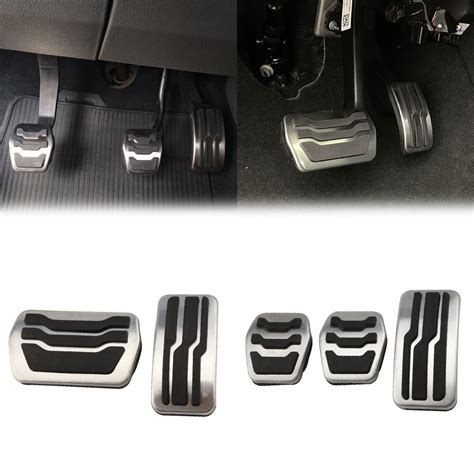 Lilmanta Stainless Car Pedals For Ford Focus 2 3 4 Mk2 Mk3 Mk4 Kuga