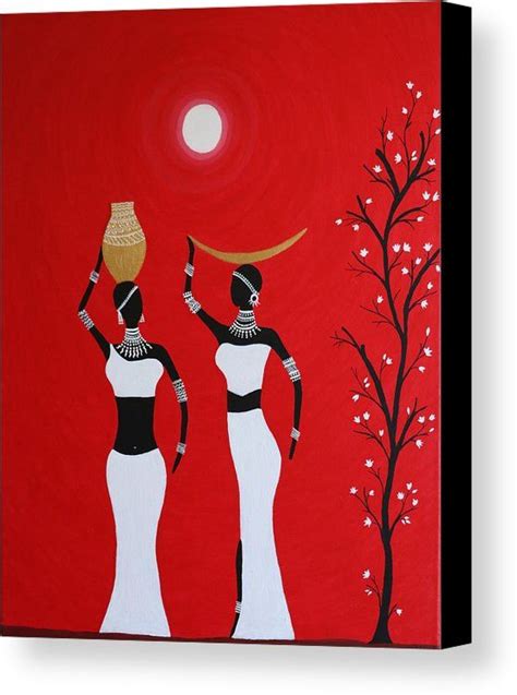 African Paintings On Canvas Beginner Painting