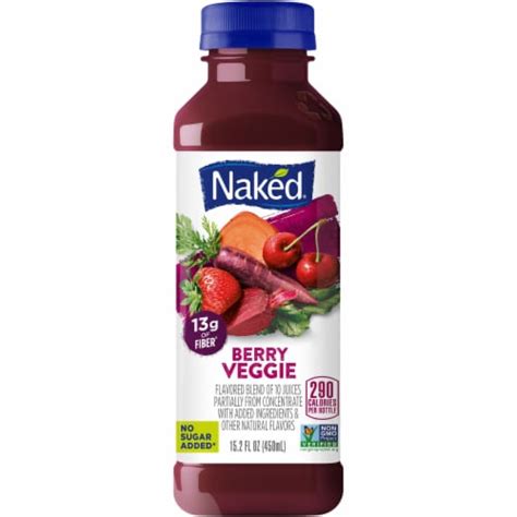 Naked Berry Veggie Flavored Juice Smoothie Blend Drink 152 Fl Oz