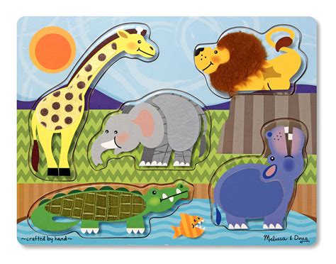 Zoo Animals Wooden Jigsaw Puzzle