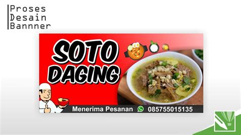 Desain Spanduk Warung Soto Ayam Vector Cdr Sexiz Pix