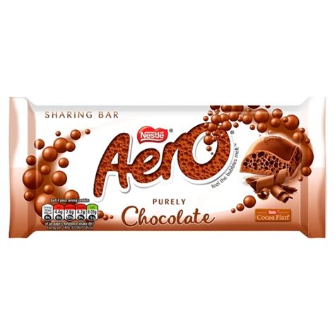 Nestle Aero Bubbly Chocolate Sharing Bar 90g Russells British Store