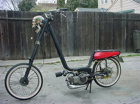 Custom chopper moped. Cimatti City Bike.