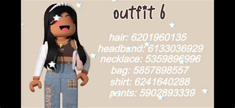 Pin By Trista On Robloxbloxburg Outfits Roblox Codes Brown Hair