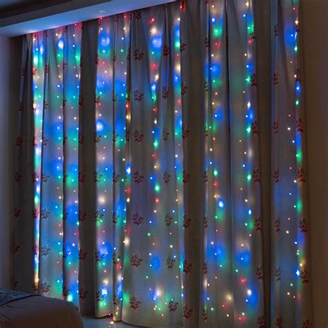 3mx3m Led Curtain Fairy String Lights Inoutdoor Controller Window