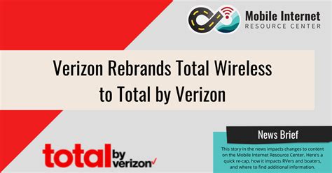 Verizon Rebrands Total Wireless To Total By Verizon Mobile Internet