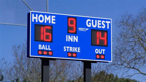 Varsity Scoreboards 3314 Baseballsoftball Scoreboard