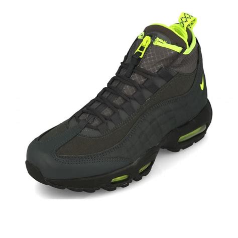 Mens Nike Boots Air Max 95 Sneakerboot Anthracite Volt Dark Grey