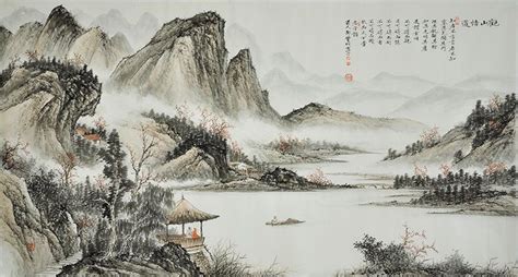 Beautiful Chinese Landscape Paintings As This Lovely Floral Art Print