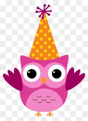 Happy Birthday Owl Party Decor Clipart Clip Art Vectors Commercial And