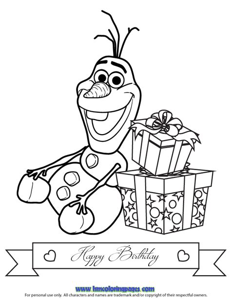 Olaf Coloring Pages - Coloring Home