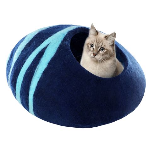 Unique Pet Cat Cave Bed Winter Warm Wool Cat Mat House Cattery Grandado