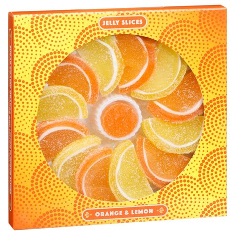 Orange And Lemon Jelly Slices 120g Novelty Christmas Ts Sweets