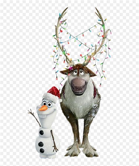 Frozen Olaf And Sven Ready For Christmas Olaf And Sven Hd Png