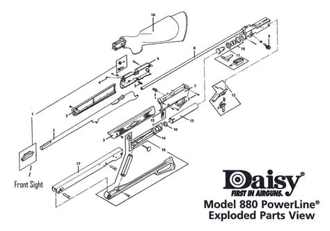 Daisy Air Rifle Parts Diagram