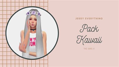 Pack Kawaii 100 Itens The Sims 4 Youtube