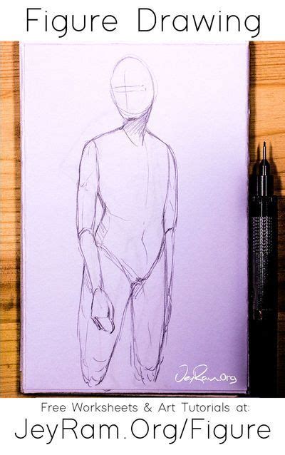 How To Draw The Human Figure Free Worksheets And Tutorials Human
