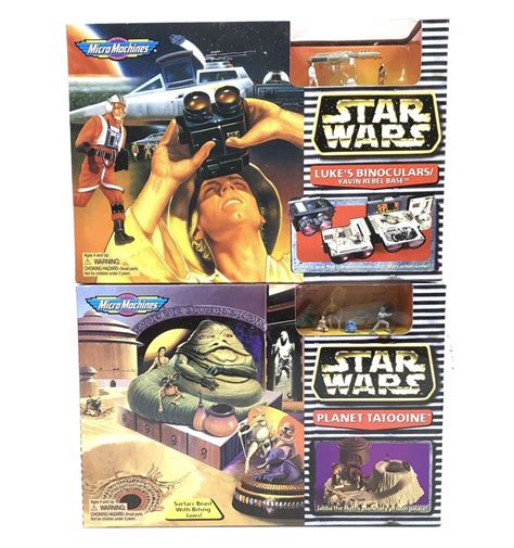 Lot 5 Galoob Star Wars Micro Machines Action Figures