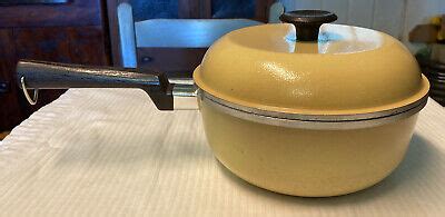 Vintage Regal Ware Enamel Cast Aluminum Cookware Pot W Lid Ebay