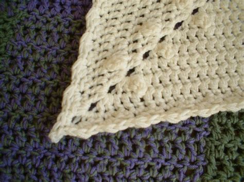 Crochet Pattern 9 Pointed Popcorn Round Ripple Afghan Etsy