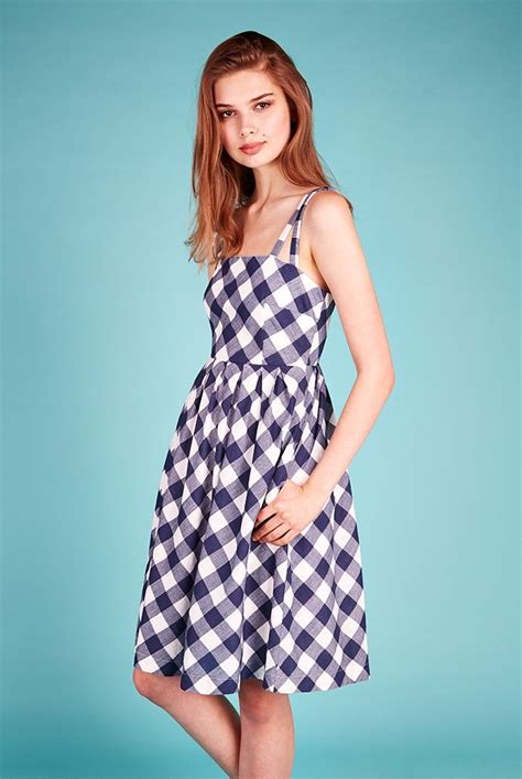 The Sundress Gets A Traditional Twist In This Beautiful Blue And White