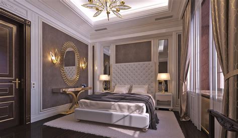 Indesignclub Elegant And Classy Guest Bedroom Interior In Art Deco Style