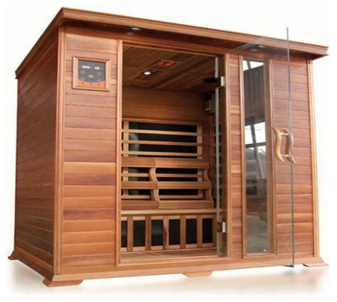 Sunray Sunray Sequioa 4 Person Cedar Sauna With Carbon Heaters Saunas