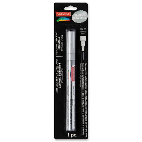 Metallic Fine Tip Multi Surface Premium Oil Based Paint Pen By Craft