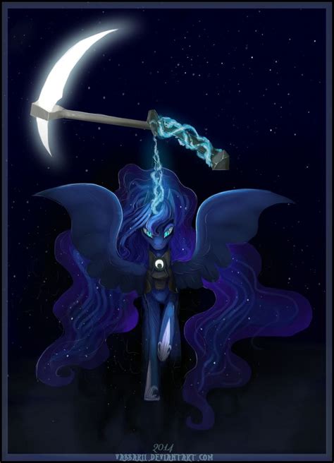 Nightmare Luna By Vongrell On Deviantart My Little Pony Wallpaper