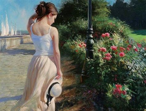Vladimir Volegov Oil Painting Girl Famous Artists Art