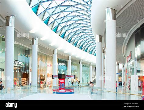 Ocean Plaza Shopping Mall Interior Stock Photo Alamy