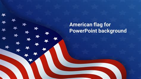 American Flag Powerpoint Template
