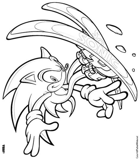 Christmas Sonic Coloring Pages At Free Printable