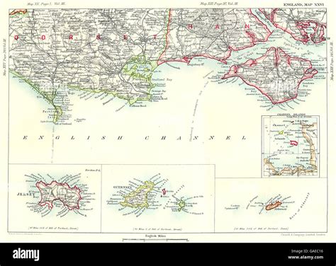 Map Of The Isle Of Purbeck Hi Res Stock Photography And Images Alamy