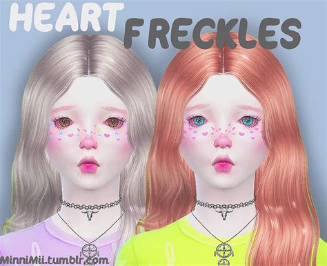 Sims 4 Heart On Cheek