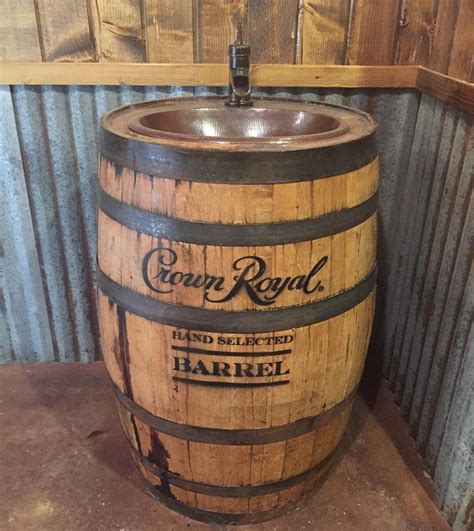 Our Diy Whiskey Barrel Vanity Rustic Diy