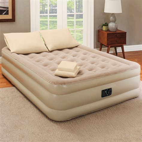 For as long as air mattresses have been around, they've been an. Collections Etc Queen-Size Raised Inflatable Air Mattress ...