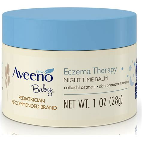 2 Pack Aveeno Baby Eczema Therapy Nighttime Balm 1 Oz