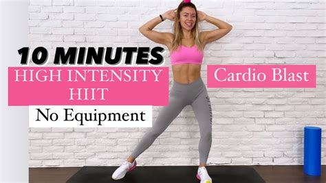 Cardio Blast Hiit Workout Only Minutes This One Is Intense Youtube