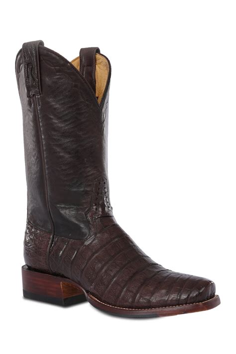 Rod Patrick Boots Rpm139 Chocolate Caiman Belly