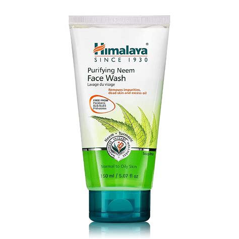 Amazon Com Himalaya Purifying Neem Face Wash With Neem And Turmeric For Occasional Acne