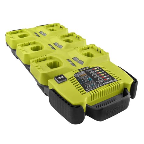 Ryobi One 18v 6 Port Dual Chem Battery Charger In 6210291 Bunnings