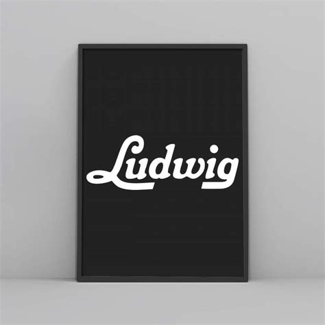 Ludwig Drums Logo Poster Poster Art Design