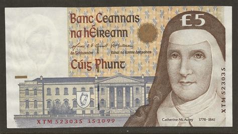 List of banks operating in ireland including business focus, customer rating and total assets. Ireland Five Pounds banknote 1999 Sister Catherine McAuley ...