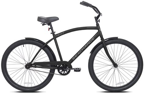 Kent 29 In Seachange Mens Beach Cruiser Bike Black