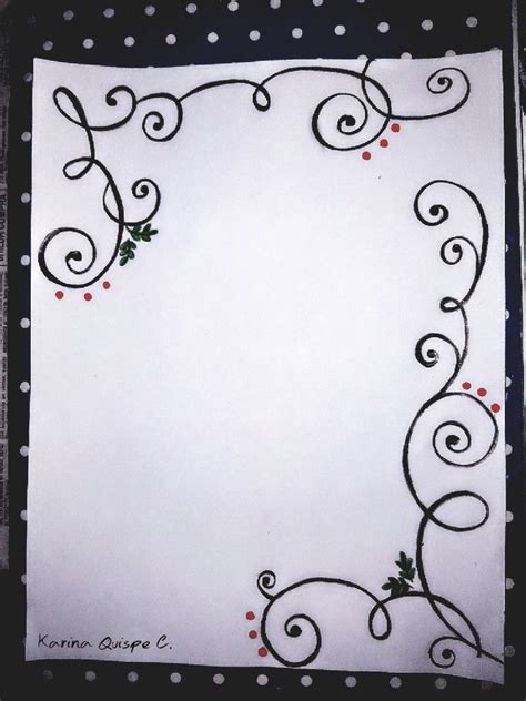 💫para Decorar Caratulas💫 Boarder Designs Page Borders Design Vine