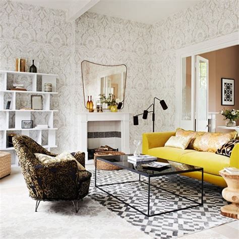 46 Elegant Living Room Wallpaper On Wallpapersafari