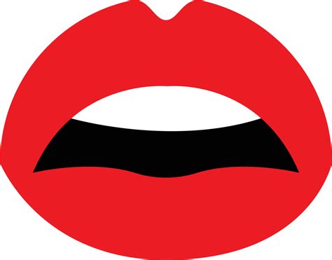 woman red lips clipart design illustration 9305589 png