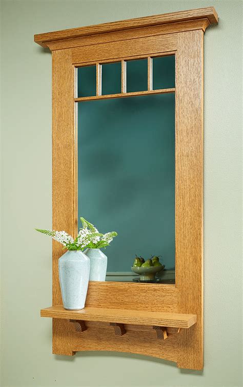 Craftsman Style Wall Mirror Woodworking Project Woodsmith Plans
